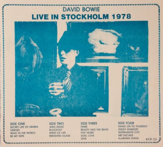 Bowie Stockholm 78
