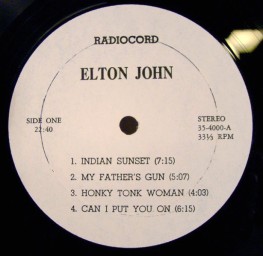 John E radiocord lbl 1