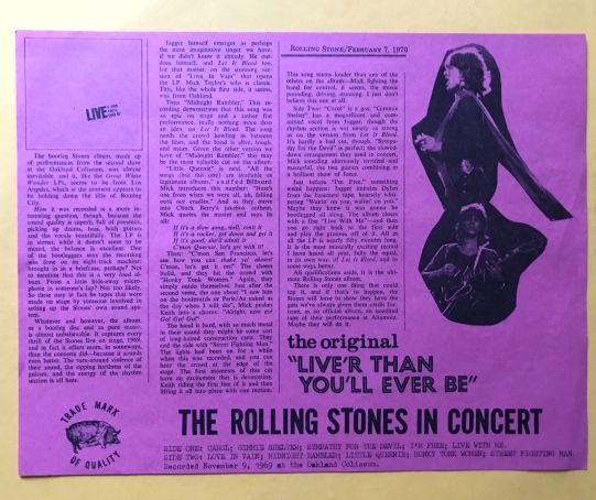 Rolling Stones LiveR ins II