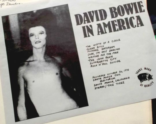 Bowie In America insert 2