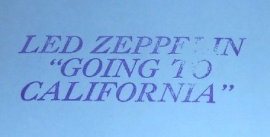 Led Zep G T Cali stamp